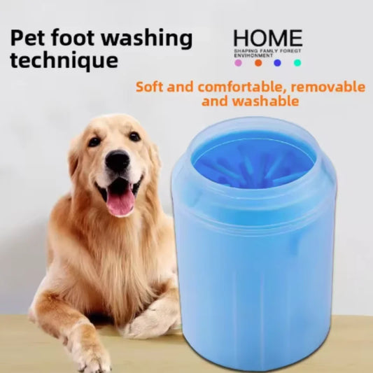 PawClean Portable Paw Cleaner Cup | Soft Silicone Foot Washer for Dogs