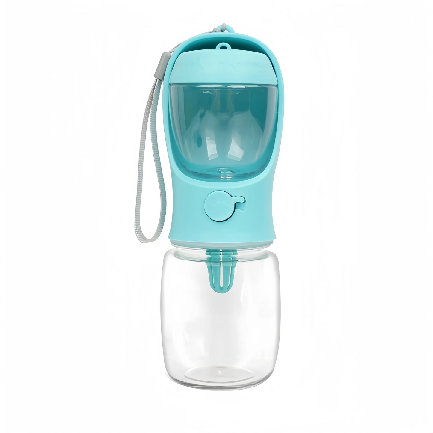 2-in-1 Portable Pet Water Bottle | Food Storage & Travel Feeding Bowl for Dogs & Cats
