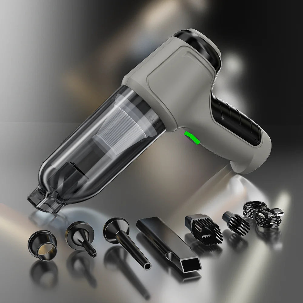 15,000Pa Cordless Handheld Vacuum Cleaner  Powerful Suction for Car, Home, Dust & Hard-to-Reach Areas