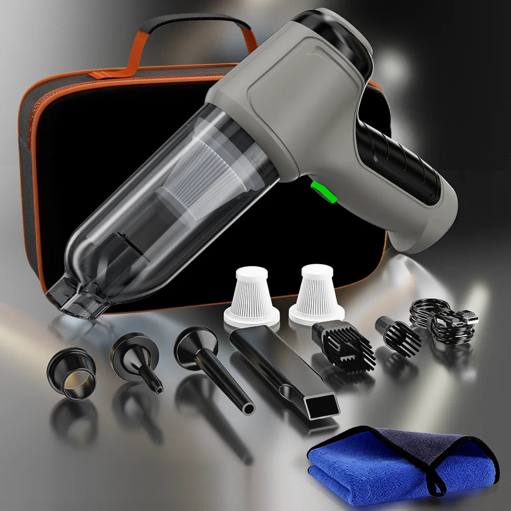 15,000Pa Cordless Handheld Vacuum Cleaner  Powerful Suction for Car, Home, Dust & Hard-to-Reach Areas