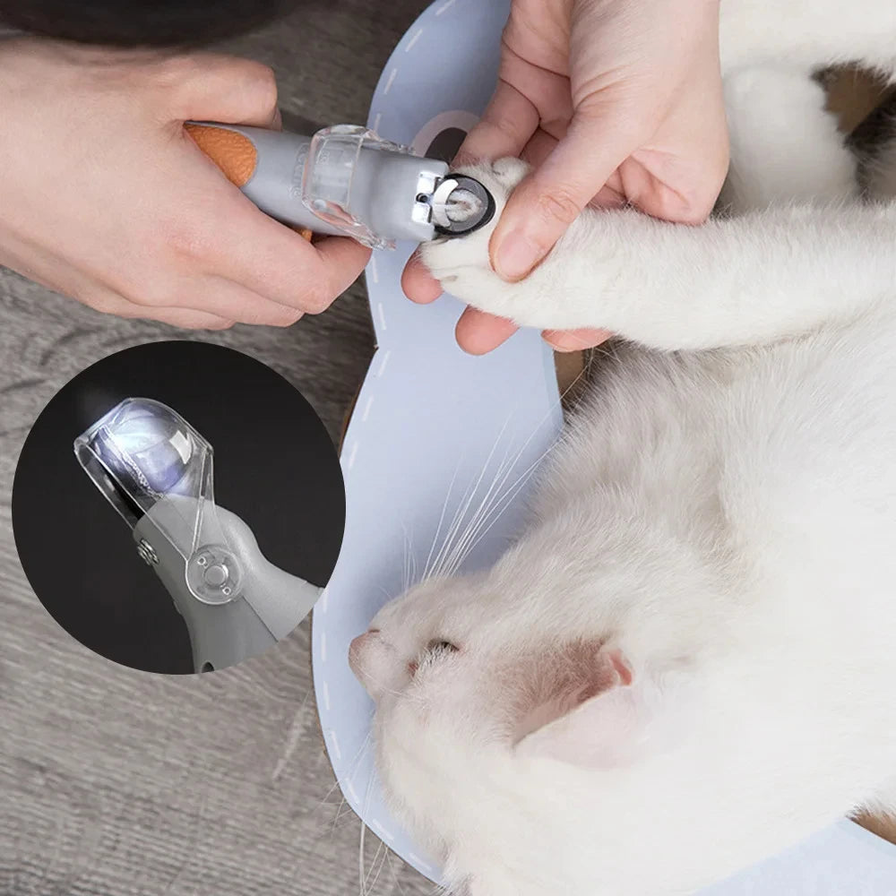 PawCare Professional LED Pet Nail Clipper | Safe Precision Grooming for Cats & Dogs
