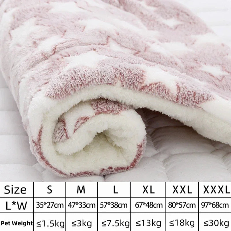 Premium Plush Pet Bed Mat | Soft & Warm Sleeping Mat for Dogs & Cats
