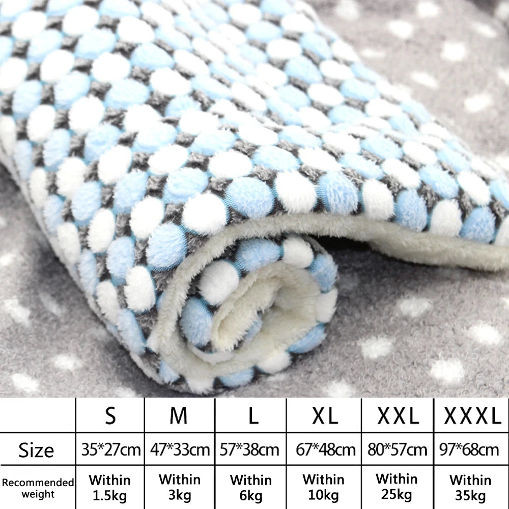 Premium Plush Pet Bed Mat | Soft & Warm Sleeping Mat for Dogs & Cats