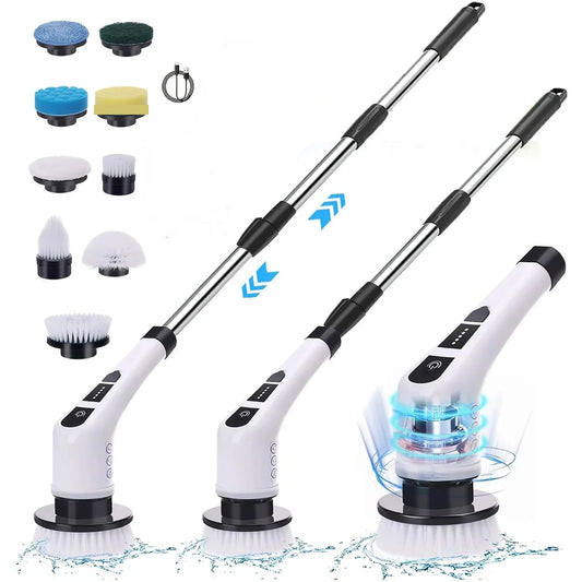 CleanPro 9-in-1 Electric Spin Scrubber | Powerful Multi-Surface Cleaning.