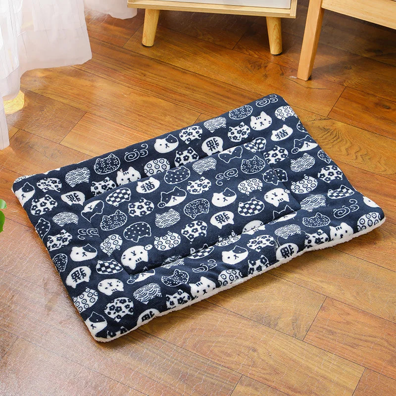 Premium Plush Pet Bed Mat | Soft & Warm Sleeping Mat for Dogs & Cats