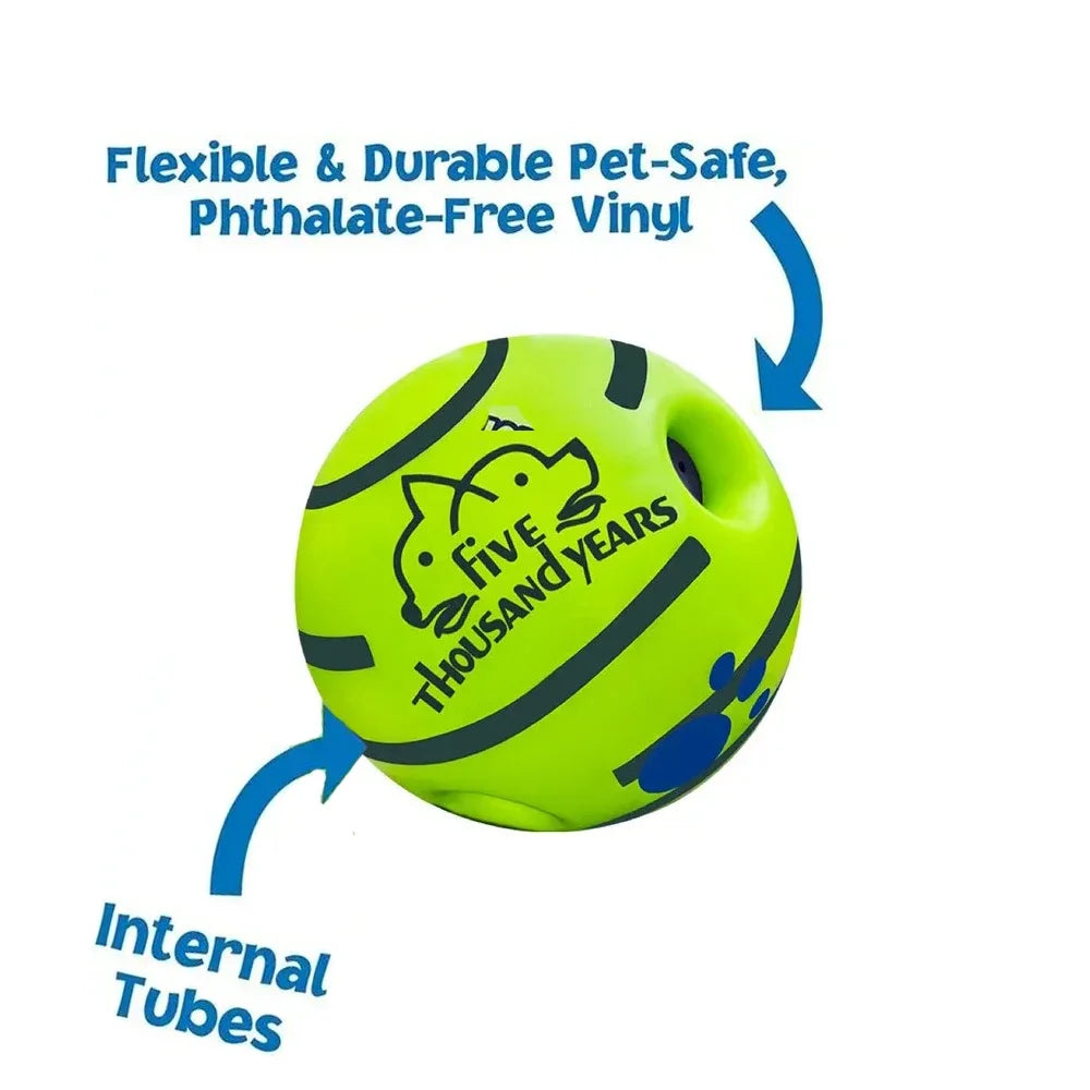 GigglePlay Interactive Dog Ball | Fun Mental Stimulation & Exercise Toy