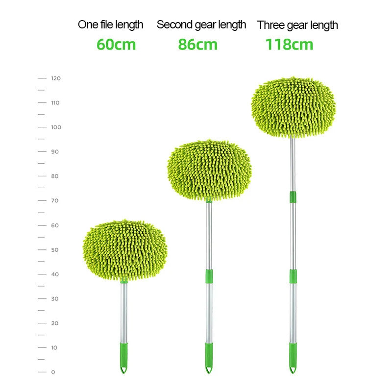 AutoShine Extendable Car Wash Mop  Super Absorbent Cleaning Brush