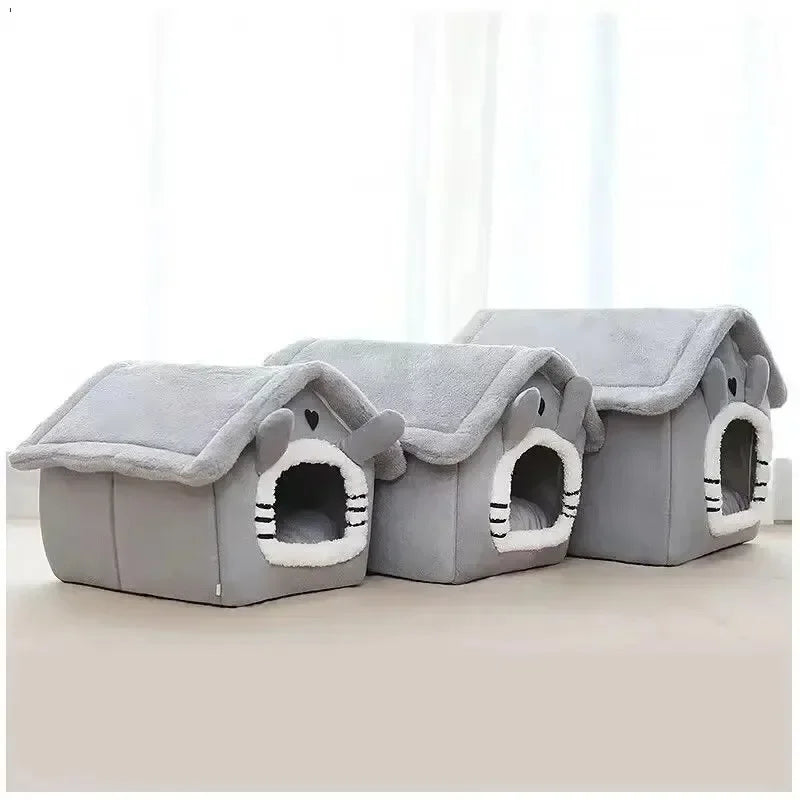 CozyHaven Indoor Pet Tent Bed  Soft & Warm Sleeping House for Small Dogs & Cats