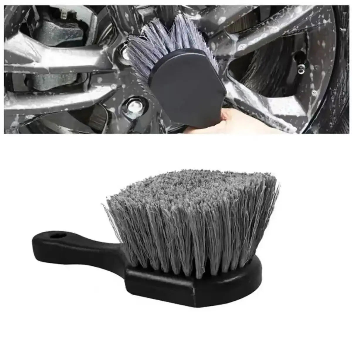 AutoShine Wheel & Tire Detail Brush  Professional Car Cleaning