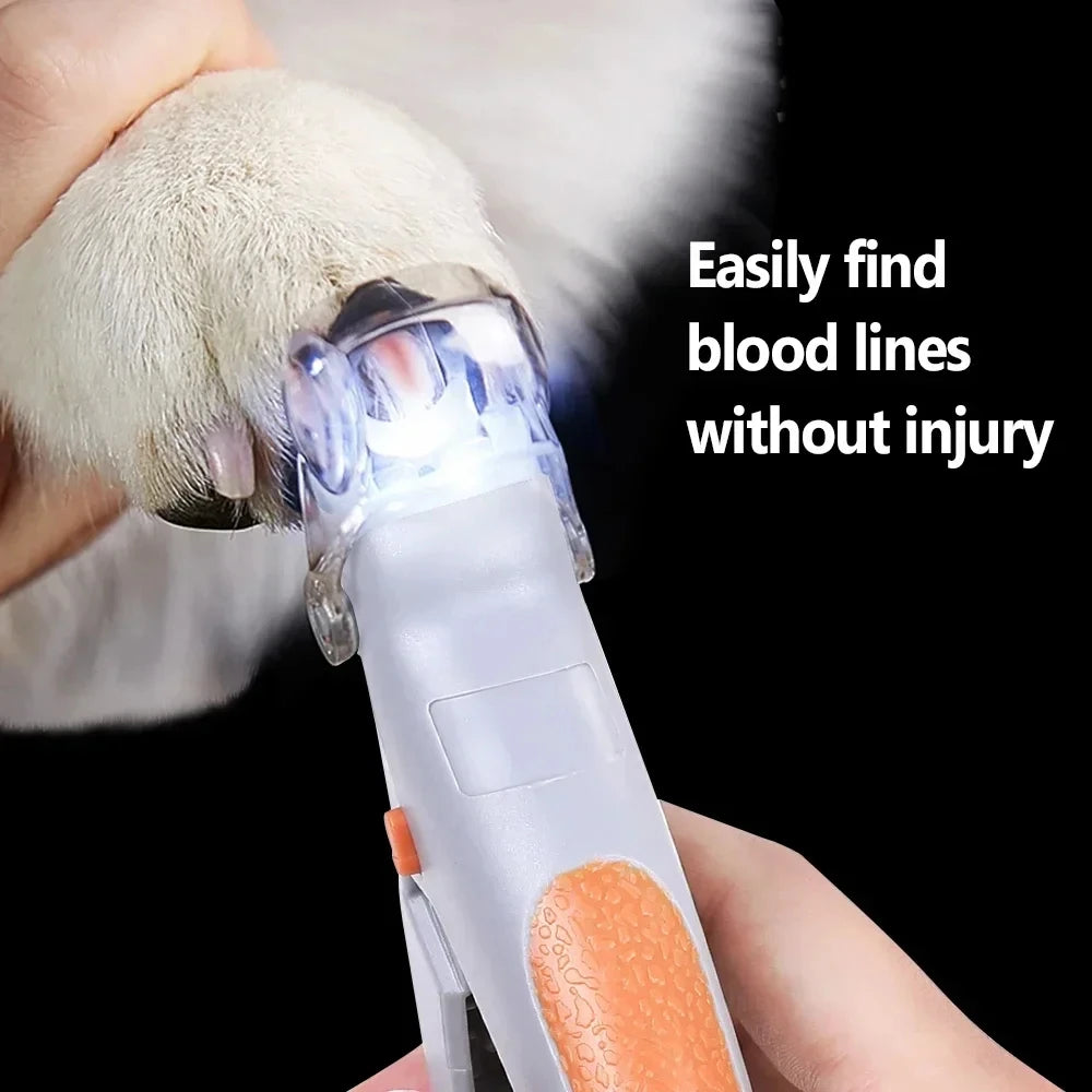 PawCare Professional LED Pet Nail Clipper | Safe Precision Grooming for Cats & Dogs