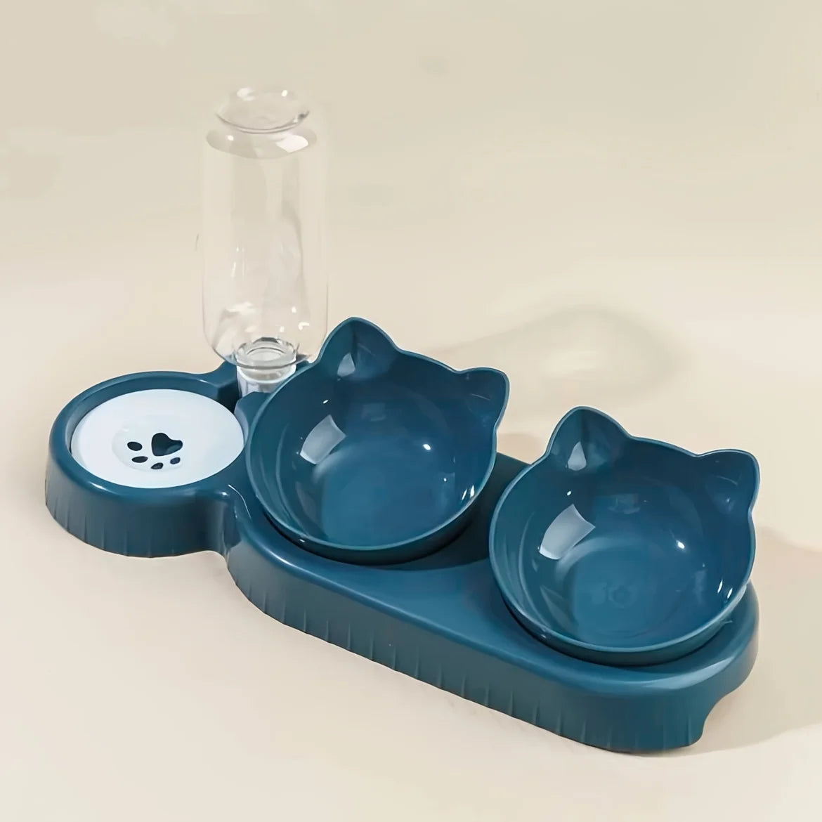PawDine 3-in-1 Pet Feeding Station | Elevated Food & Water Bowl
