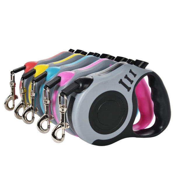 PawFlex Retractable Dog Leash | Adjustable Nylon Lead for Dogs & Cats