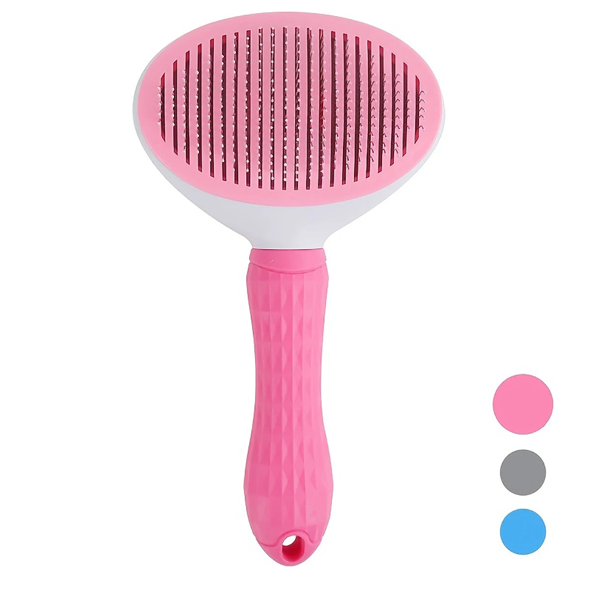 Self-Cleaning Pet Grooming Brush | One-Click Hair Remover for Cats & Dogs