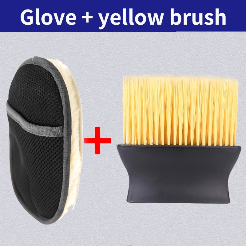 AutoShine Premium Microfiber Car Wash Mitt  Scratch-Free Cleaning