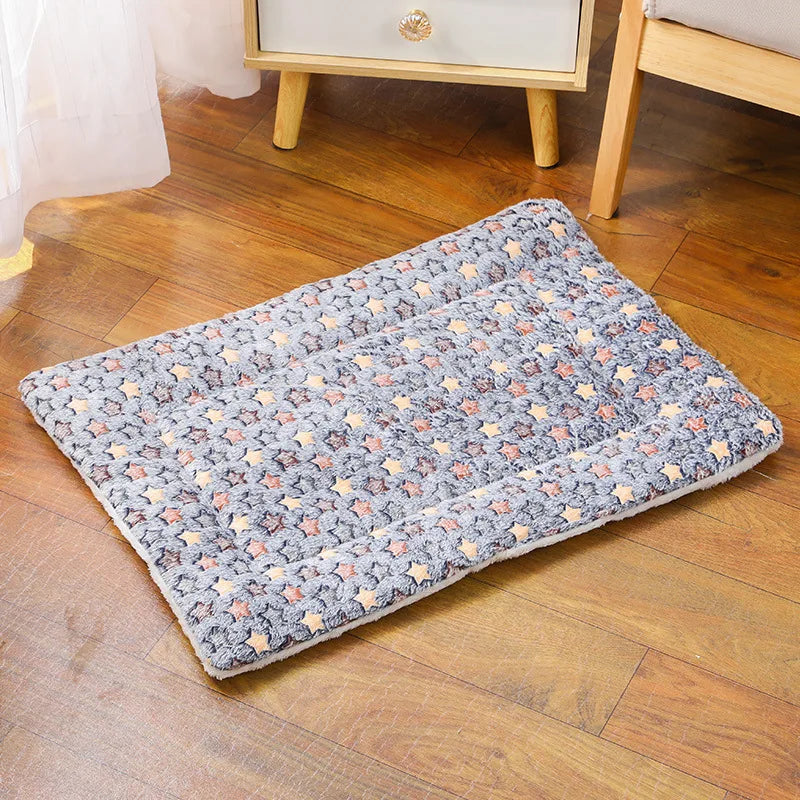 Premium Plush Pet Bed Mat | Soft & Warm Sleeping Mat for Dogs & Cats