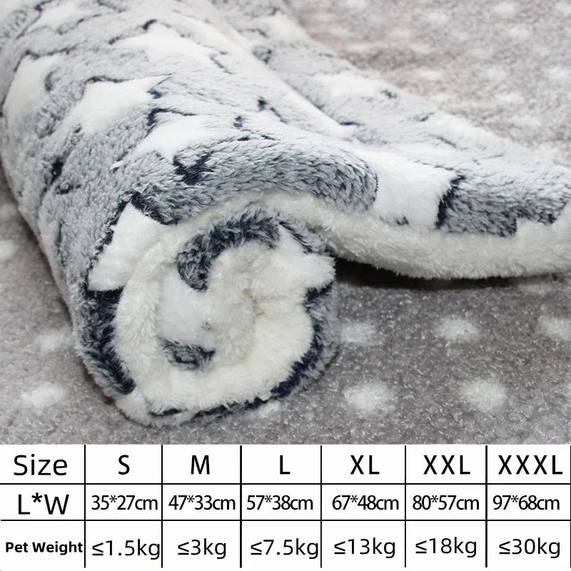 Premium Plush Pet Bed Mat | Soft & Warm Sleeping Mat for Dogs & Cats