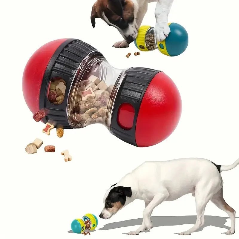 Smart Treat Dispenser Dog Toy  Interactive Slow Feeder & Puzzle Toy