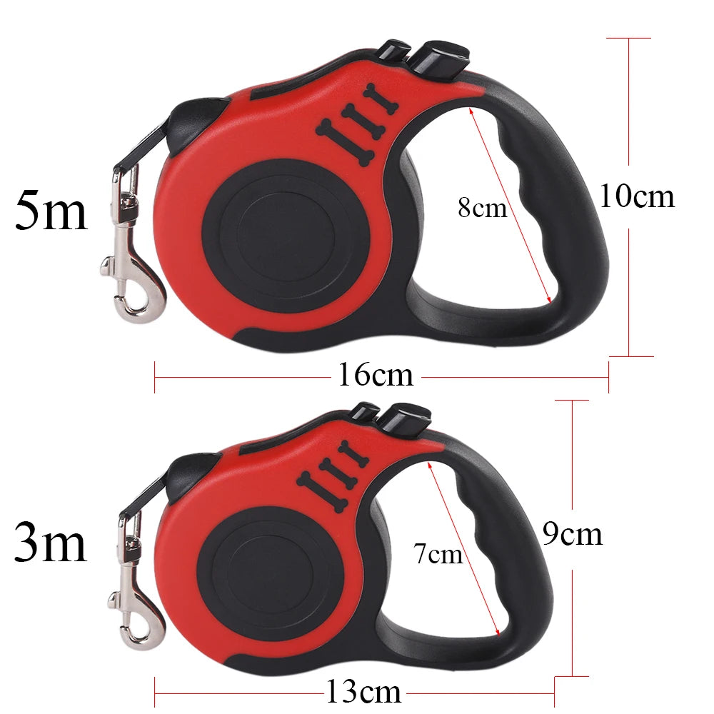 PawFlex Retractable Dog Leash | Adjustable Nylon Lead for Dogs & Cats