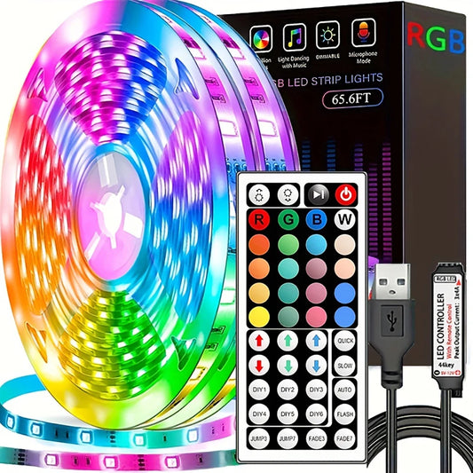 Led Strip Lights with 44 Key Remote Control 1m 5m 10m 20m RGB.