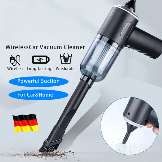 9000Pa Cordless Handheld Vacuum Cleaner | Portable Wet & Dry Cleaner for Car & Home
