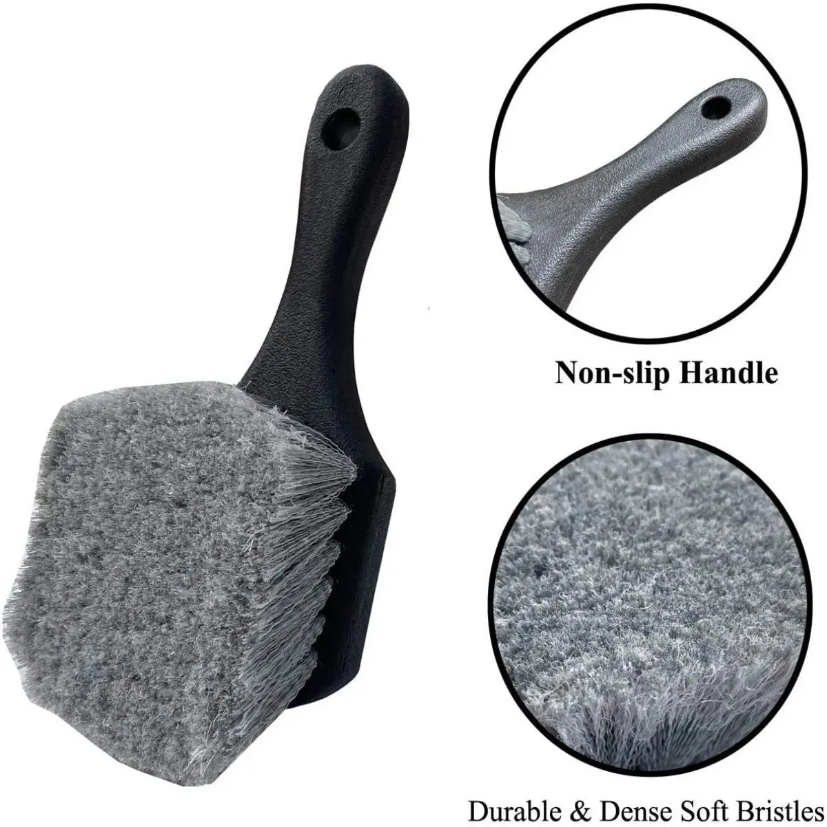 AutoShine Wheel & Tire Detail Brush  Professional Car Cleaning