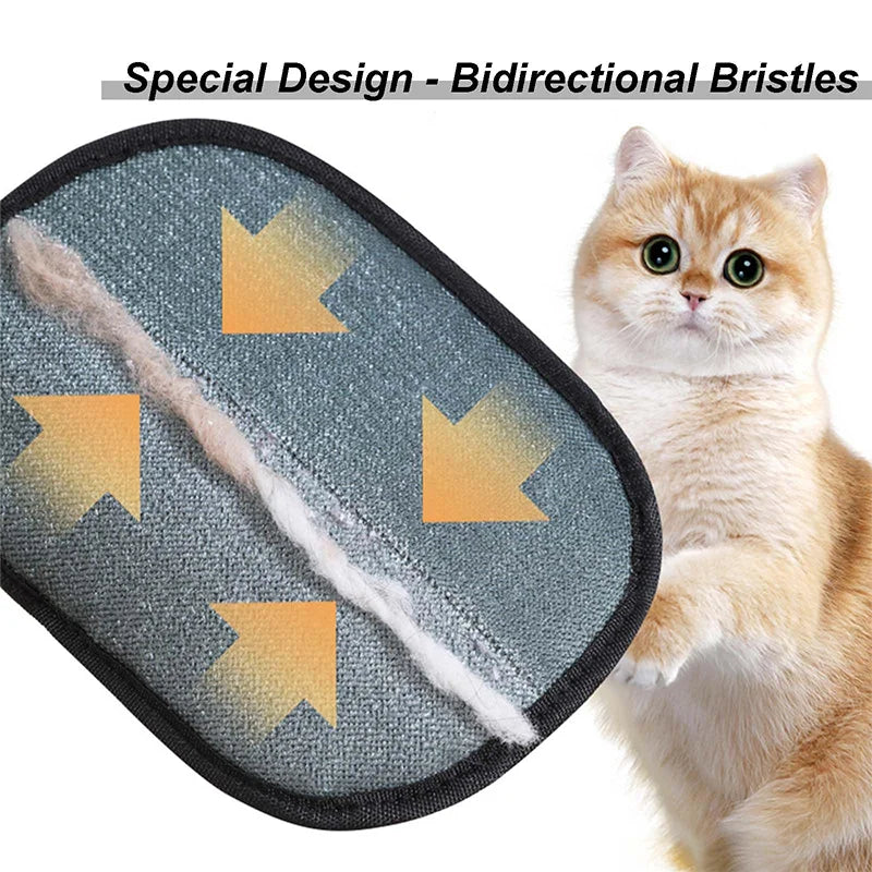 Modern Electrostatic Gloves, Pet Hair Removal Tool for Cats & Dogs