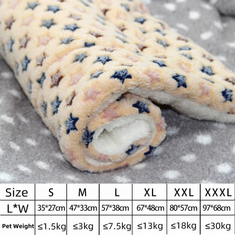 Premium Plush Pet Bed Mat | Soft & Warm Sleeping Mat for Dogs & Cats