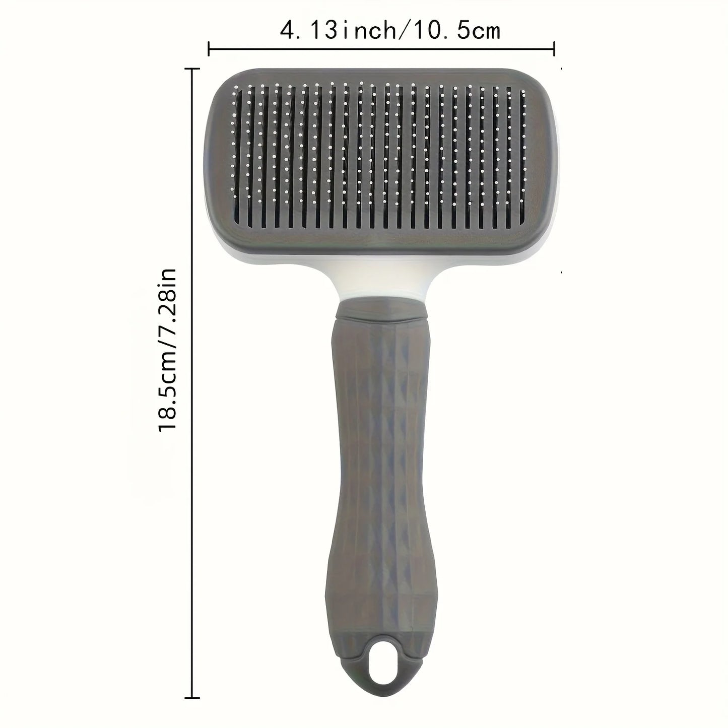 Self-Cleaning Pet Grooming Brush | One-Click Hair Remover for Cats & Dogs