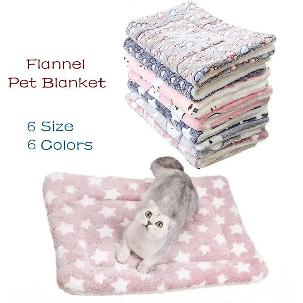 Premium Plush Pet Bed Mat | Soft & Warm Sleeping Mat for Dogs & Cats