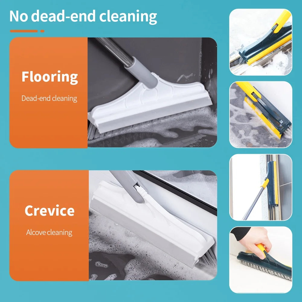 CleanEase™ 3-in-1 Multi-Surface Cleaning Brush | Long Handle Scrub Cleaner