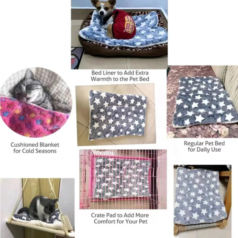 Premium Plush Pet Bed Mat | Soft & Warm Sleeping Mat for Dogs & Cats