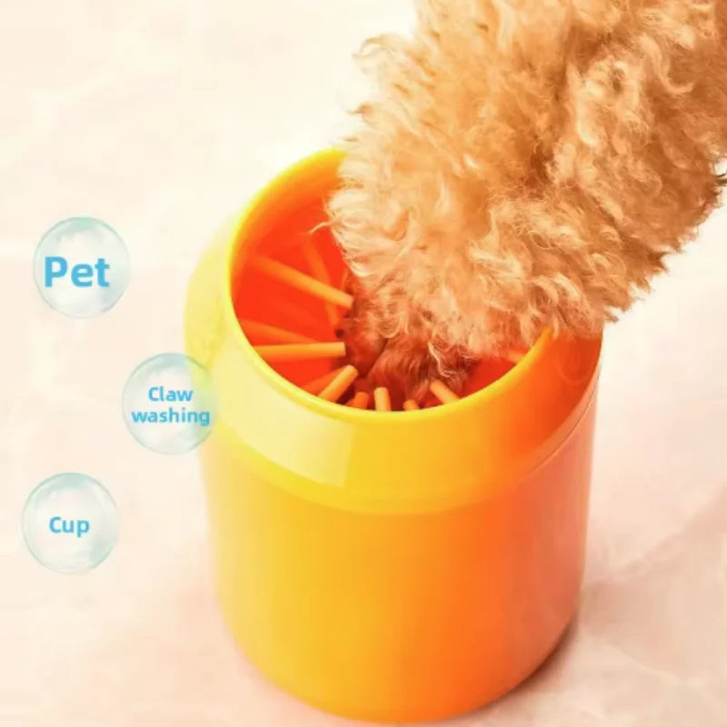 PawClean Portable Paw Cleaner Cup | Soft Silicone Foot Washer for Dogs