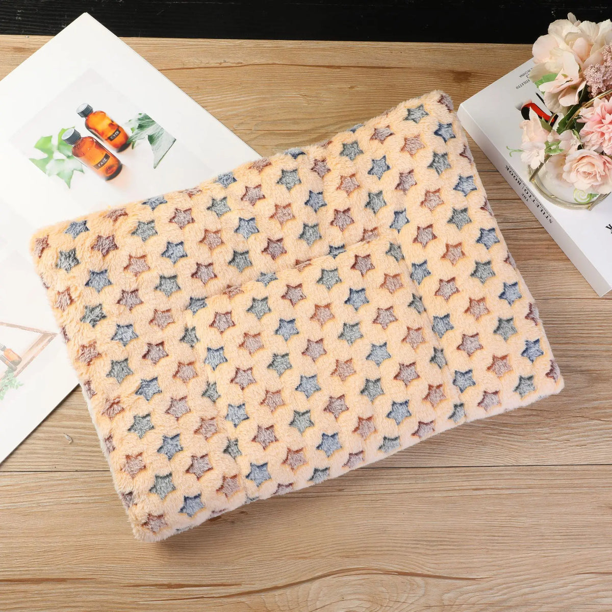 Premium Plush Pet Bed Mat | Soft & Warm Sleeping Mat for Dogs & Cats