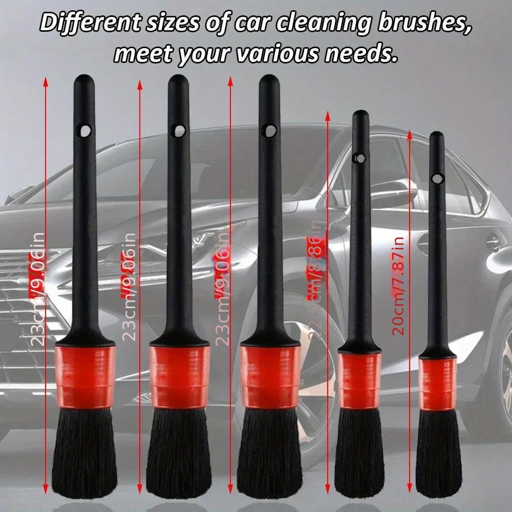 AutoShine Car Detailing Brush Kit  Complete Interior Cleaning Set